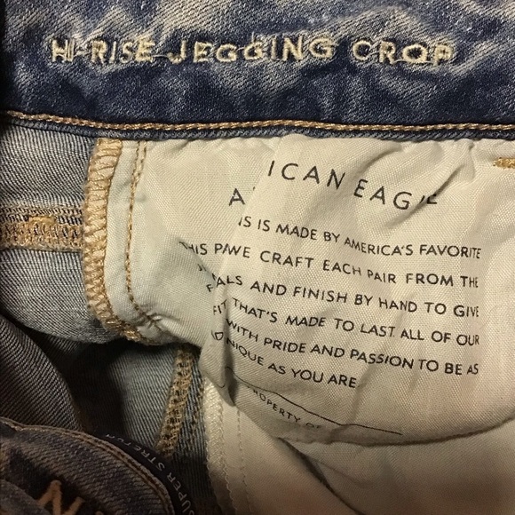 American Eagle Hi-Rise Jegging Crop Jeans - Picture 2 of 10